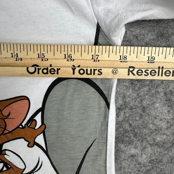 Tom & Jerry Love Tribe Cropped T-Shirt Women M Cartoon Graphic - Picture 6 of 6